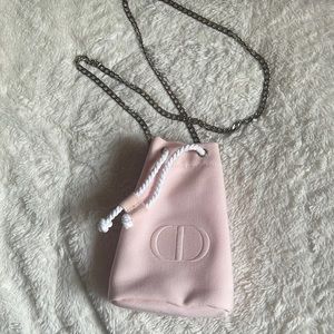 Dior makeup bag turned mini bag crossbody